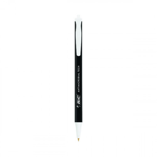 Bic Clic Stic Antimicrobial Ballpoint Pen Black (Pack of 2) 5004654