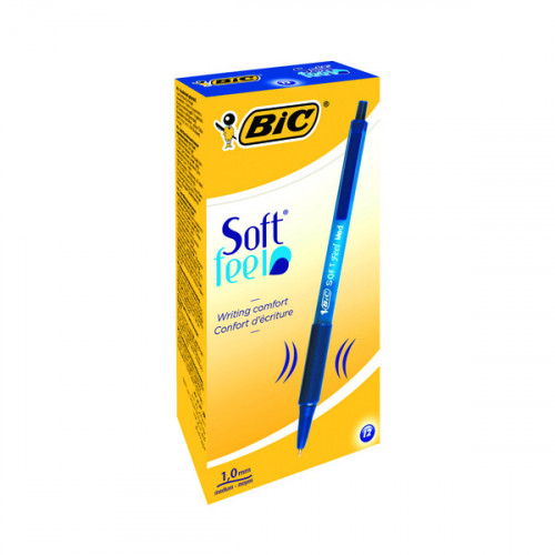 BIC CLICK RETRACT BALL PEN BLU PK12