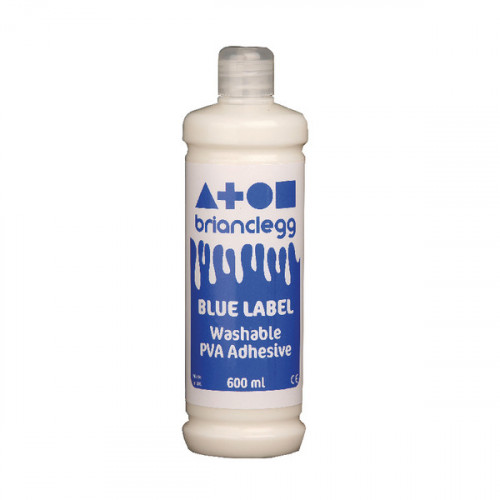 Betapak - Brian Clegg PVA Glue Blue Label 600ml GL600B