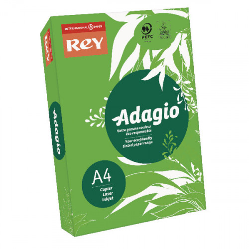 Adagio Intense Deep Green A4 Coloured Card (Pack of 250) 201.1221