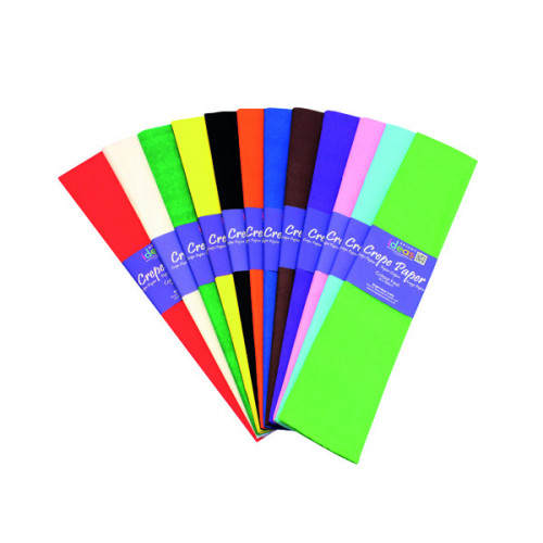 BRIGHT IDEAS CREPE PAPER 500MM PK12