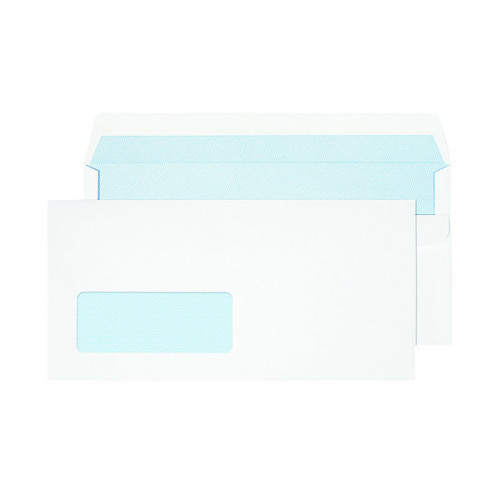 BLAKE DL 90GSM WHITE ENVELOPE PK50