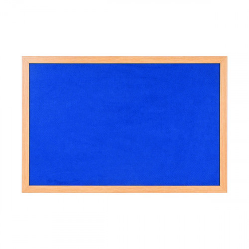 Bi-Office Earth Felt Notice Board 1200x900mm Blue RFB1443233