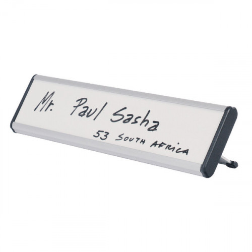 BI-OFFICE DESK NAMEPLATE 60X220X20MM