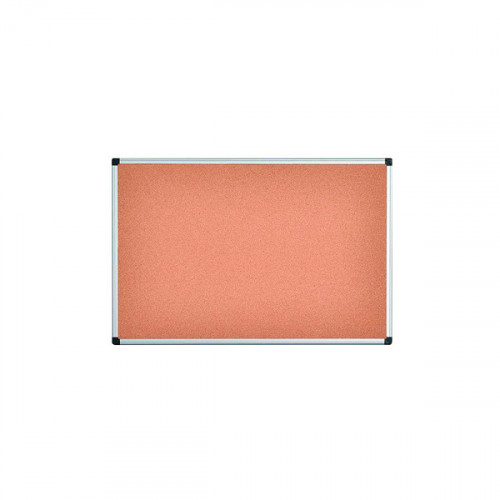 BI-OFFICE CORK BRD 1200X900 ALUM FRM