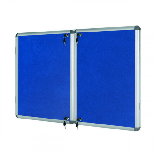 BI-OFFICE LOCK CASE 1230X1830 BLUE