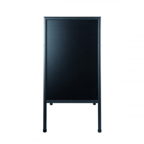 BI-OFFICE BLACK A FRAME CHALK BOARD