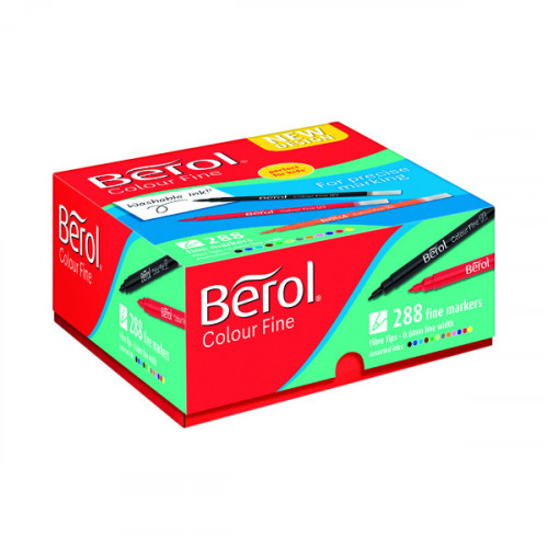 BEROL COLOUR FINE CLASS AST PK288