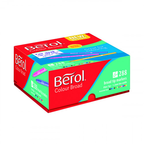 BEROL COLOUR BROAD CLASSPK AST PK288