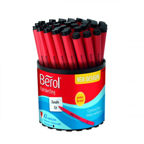 BEROL HANDWRITING PEN BLACK PK42