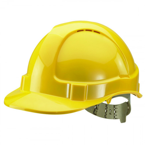 COMFORT VENTED SAFETY HELMET YELLOW