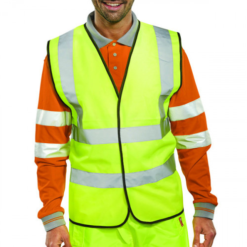 HI VIS WAISTCOAT APP G SYELLOW L