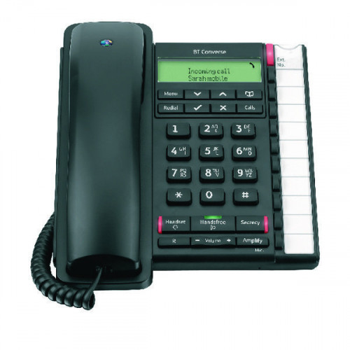 BT Converse 2300 Corded Phone Black 040212