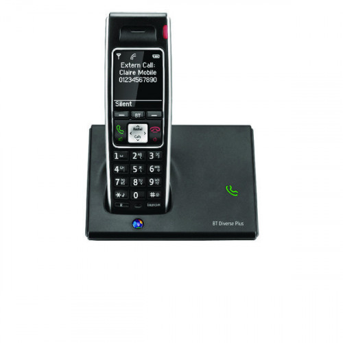 BT Diverse 7410 Plus DECT Cordless Phone Black BT61475