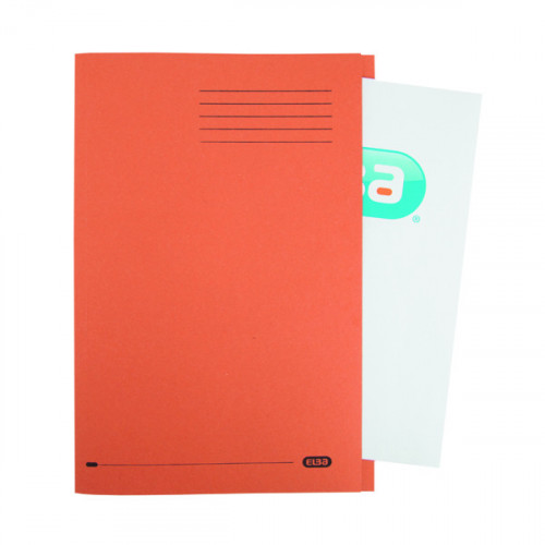 Elba Square Cut Folder Manilla 285g FC Orange (Pack of 100) 100090220