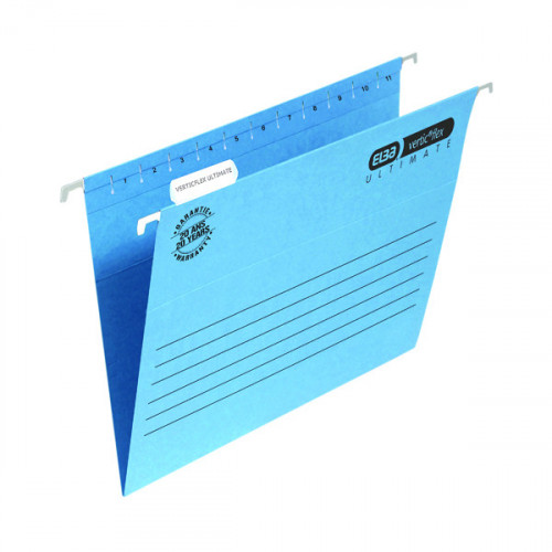 ELBA SUSP FILE A4 MNLLA BLU PK25