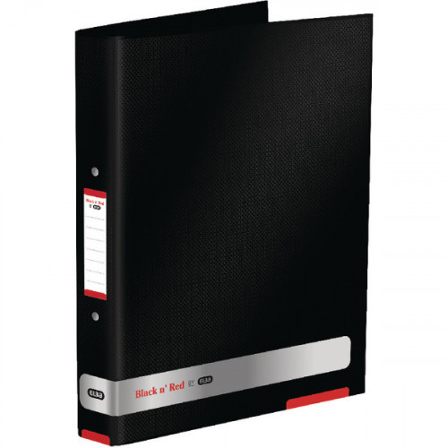 Black n Red 25mm 2 Ring Binder Laminated Board A4 400051510