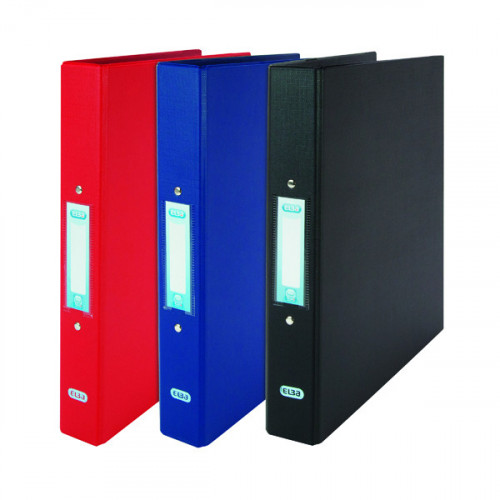 Elba 25mm 2 O-Ring Binder A4 Assorted (Pack of 10) 400001507