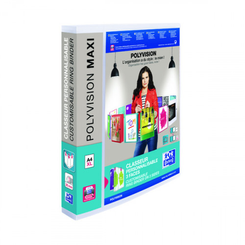 Elba Polyvision 4D Presentation Binder 40mm PP A4+ Clear 100201774