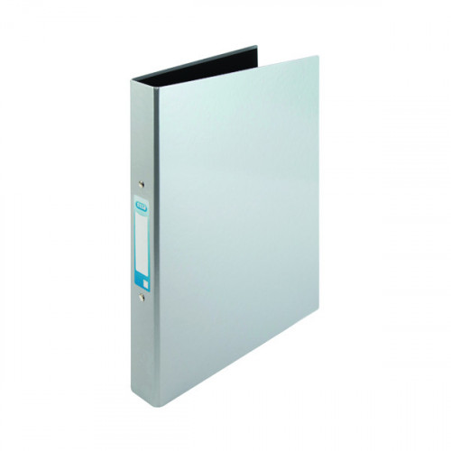 Elba 25mm 2 O-Ring Binder A4 Plus Metallic Silver 400017759