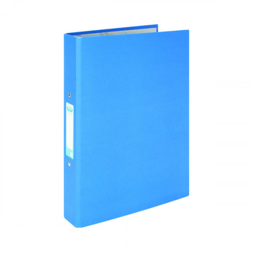 Elba 25mm Ring Binder Paper Over Board A4 Blue (Pack of 10) 400033496