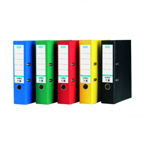 Elba Board Lever Arch File A4 Assorted (Pack of 10) 100025220