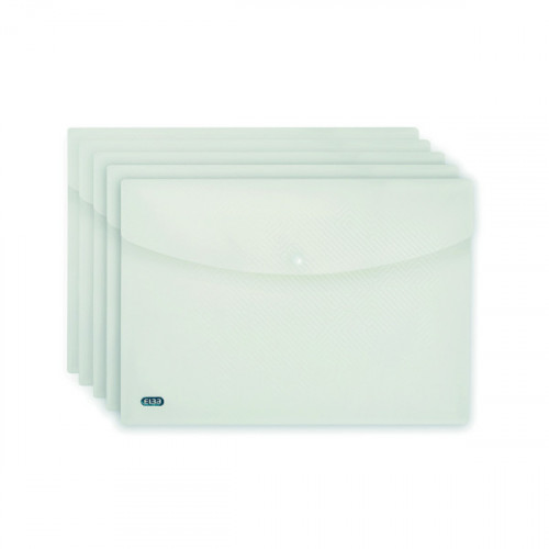 ELBA SNAP WALLET PP A4 CLEAR PK5