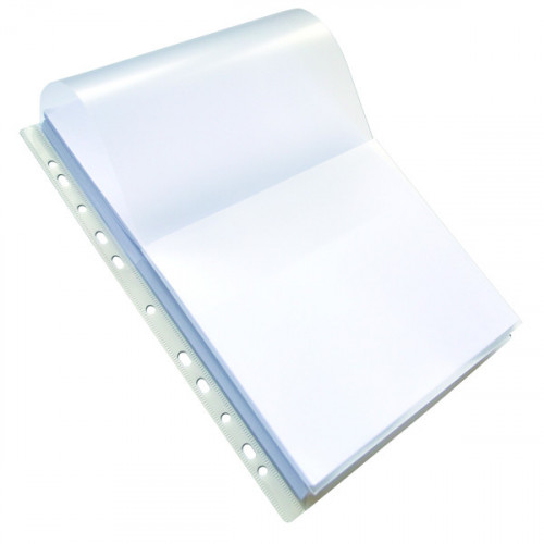 OXFORD A4 EXPND PUNCH PKT W/FLP PK10