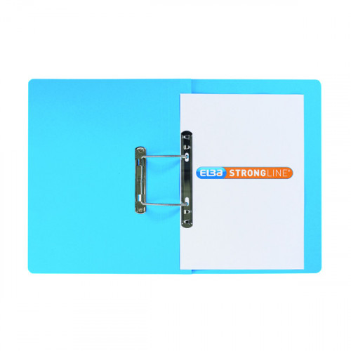 Elba Spring File Manilla Foolscap Blue (Pack of 25) 100090035
