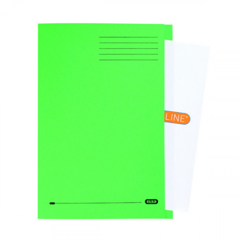 Elba Square Cut Folder Manilla 320gsm FC Green (Pack of 50) 100090022