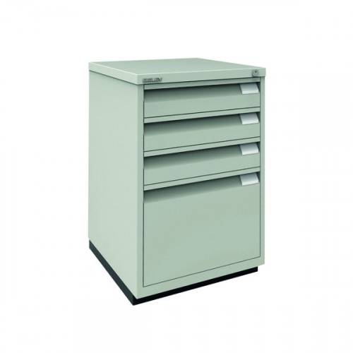 BISLEY 4 DRW FILING CAB GOOSE GREY