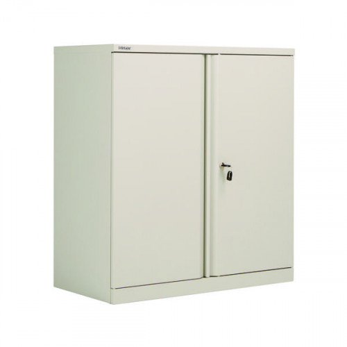 BISLEY 2 DOOR CUPBOARD GOOSE GREY