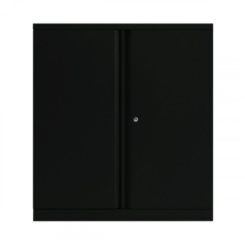 Bisley 2 Door Cupboard Empty 914x470x1000mm Black KF78711