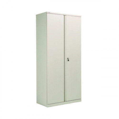 Bisley 2 Door Cupboard Empty 930x480x1975mm Goose Grey KF78715