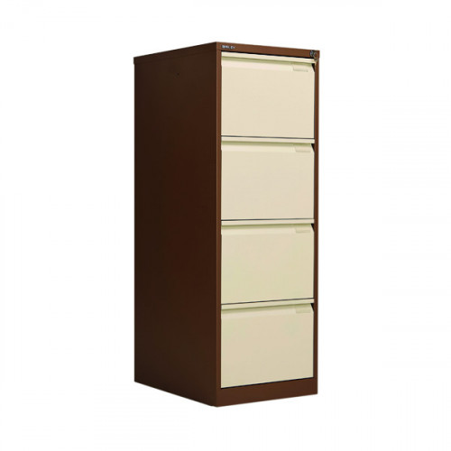 BISLEY 4 DRW FILING CAB COFFEE/CREAM