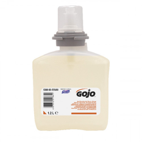 Gojo Antimicrobial Foam Soap TFX 1200ml Refill (Pack of 2) 5378-02-EEU00