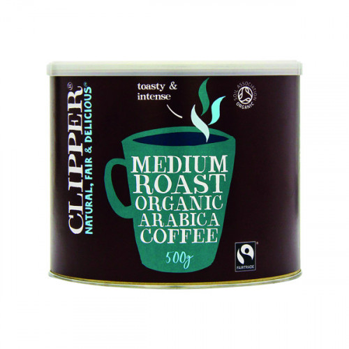 Clipper Organic Medium Roast Instant Coffee 500g A06762