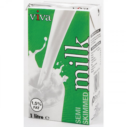 Lakeland Semi-Skimmed Longlife Milk 1 Litre (Pack of 12) A07466