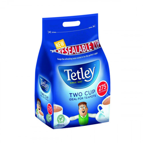 Tetley Two Cup Tea Bags (Pack of 275) A07965