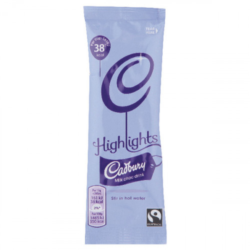 Cadbury Highlights Instant Drinking Chocolate Sachet 11g (Pack of 30) A03334