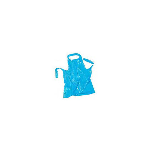 Blue Layflat Aprons (16mu) - Per Case of 600