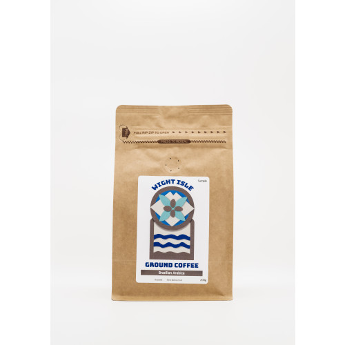 GROUND Freshly Roasted Brazil Natural coffee Per 200g