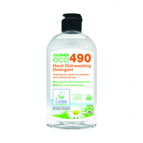 Clover ECO 490 Dishwashing Detergent 300ml (Pack of 6) 490