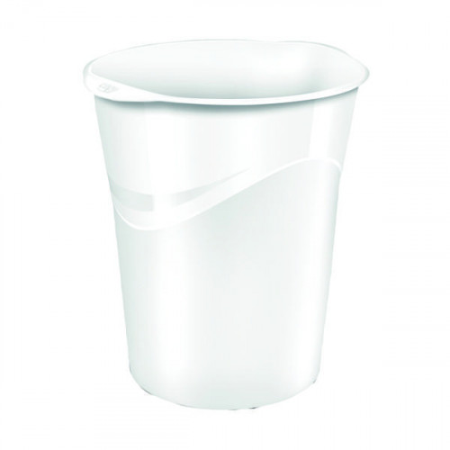 CEP Pro Gloss Waste Bin White 280GWHITE