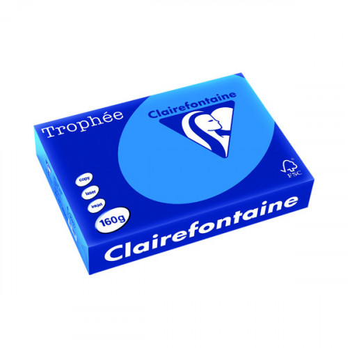 TROPHEE CARD A4 INTENSIVE BLUE PK250