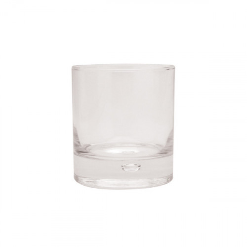 CLEAR SQUAT TUMBLER DRINK GLASS PK6
