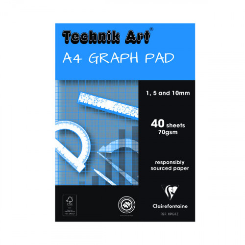 TECHNIK ART GRAPH PAD 1-10MM A4 XPG1
