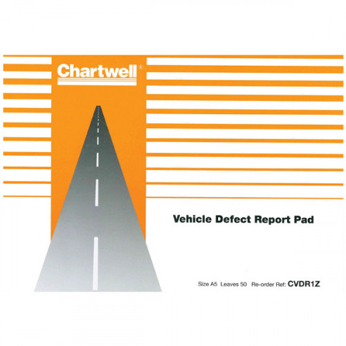 Exacompta Chartwell Vehicle Defect Report Pad CVDR1