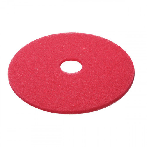 3M 15IN RED FLOOR PADS 5 /CASE