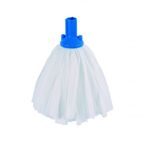 Exel Big White Mop Head Blue (Pack of 10) 102199BU